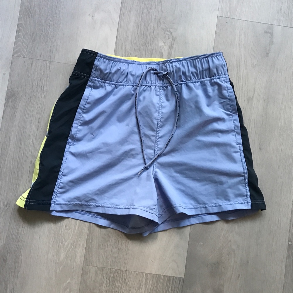 FREE PEOPLE SNAP AWAY SHORTS BLUE ATHLETIC WOMENS SMALL